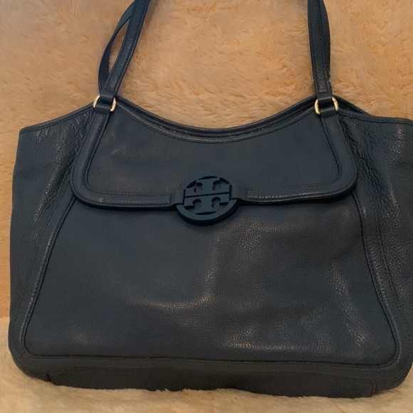 TORY BURCH leather shoulder bag 💙 - Picture 3 of 16